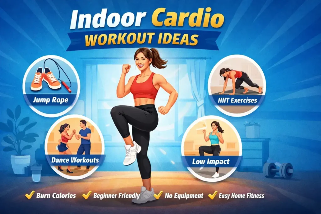 Indoor Cardio Workout Ideas That Burn Fat Fast at Home
